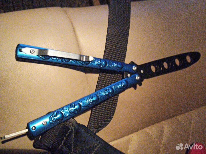 Тренировочный нож бабочка 2 шт новые