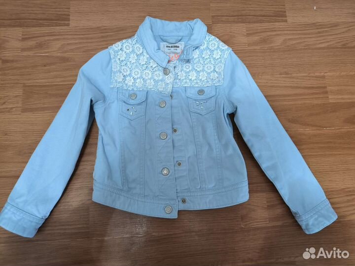 Джинсовая куртка для девочки 116