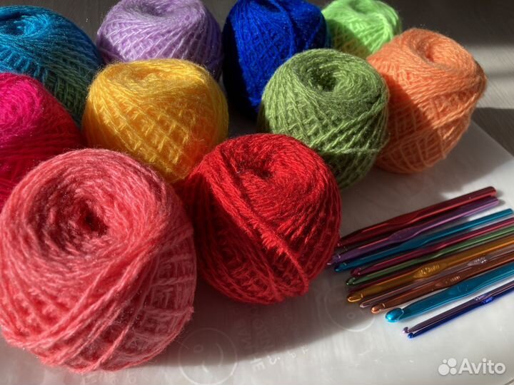 Пряжа для вязания акриловая