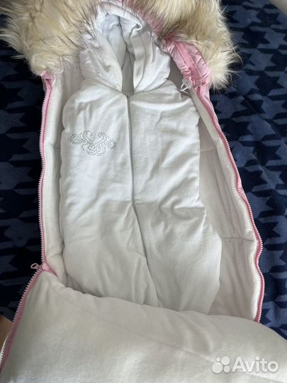 Конверт на выписку для девочки зима