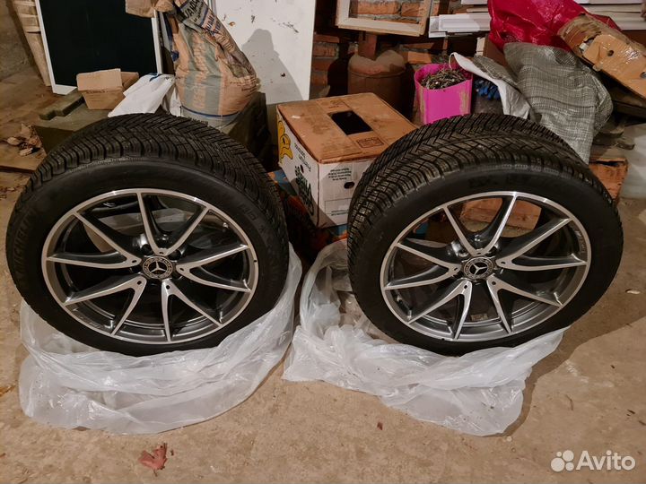 4 зимних резины 295/35 R19 лит диск AMG 4 штуки