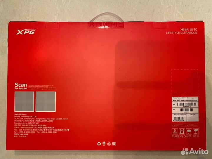 Ноутбук Adata XPG Xenia 15 TC