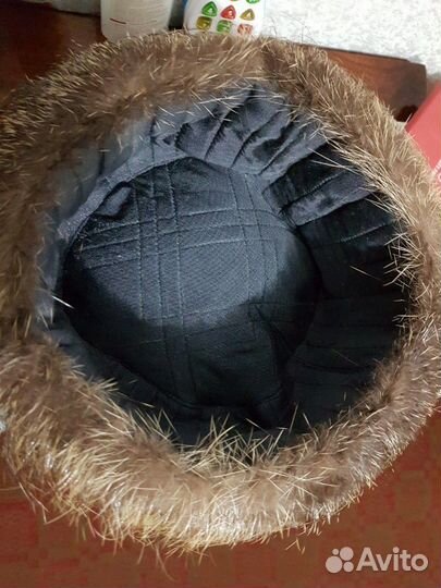 Мужская шапка-ушанка р.56