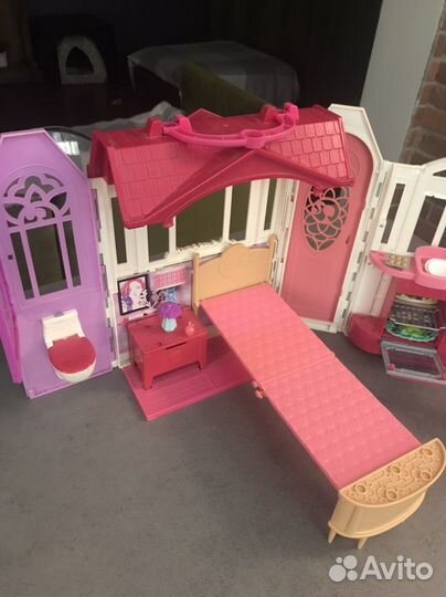 Домик кукольный раскладной Барби