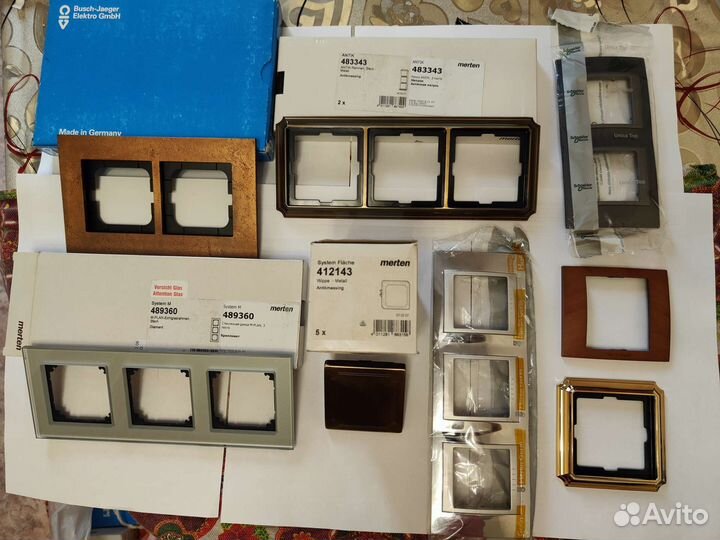 Рамки,розетки,выключатели ABB,Unica,Merten