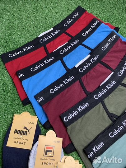 Трусы мужские боксеры calvin klein