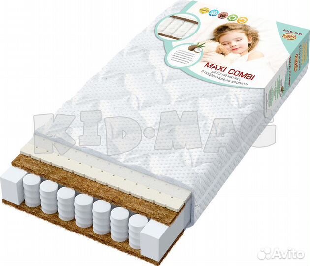 Подростковый матрас Boom Baby «Maxi Combi» 160х80