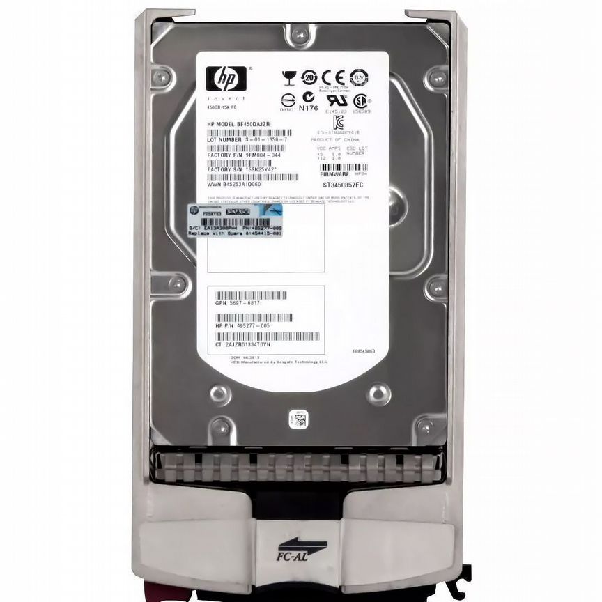 [495277-005] Жесткий Диск Hp Bf450dajzr 450gb Fibre Channel 495277-005