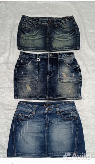 Джинсовые юбки HM,only и другие