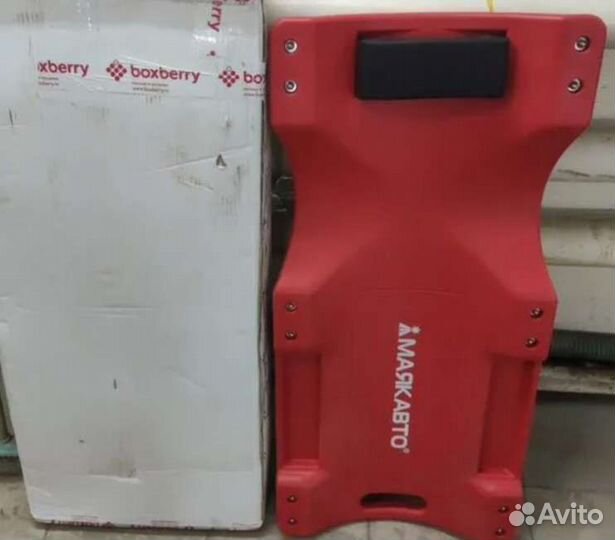 Подкатной лежак пластик 90см набор 2