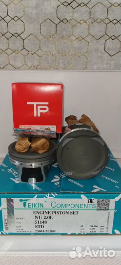 Поршни d 81.0 STD G4NA Teikin с кольцами TP