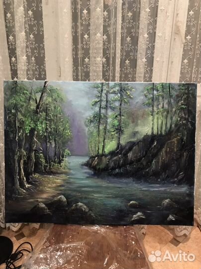 Аватар. Картина маслом на холсте