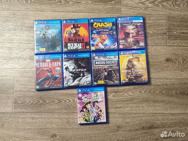 Продам игры на Sony PS4