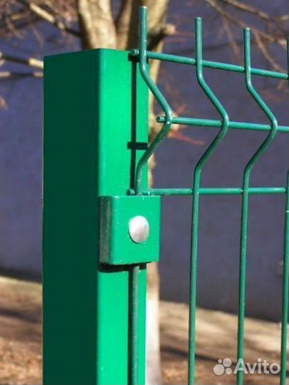 Столб для 3D ограждения 60х80