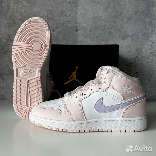 Кроссовки женские Air Jordan 1 Mid GS Оригинал