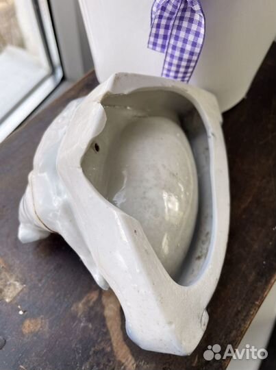 Пепельница собака. Антиквариат