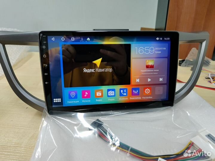 Магнитола Honda cr-v Android 2*32g 10