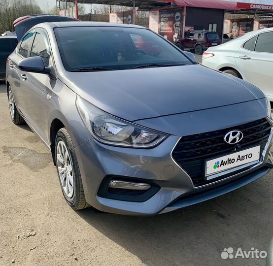 Hyundai Solaris 1.6 МТ, 2018, 86 000 км