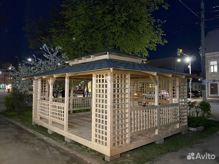 Беседка открытая