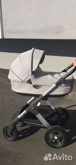 Коляска Stokke trailz люлька+Автолюлька Babyton