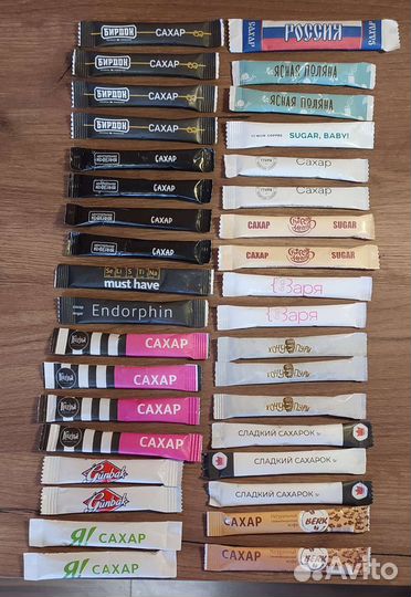 Сахар порционный в стиках для коллекционеров