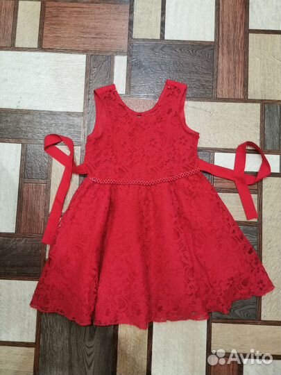 Нарядное платье для девочки 80 98 104 110