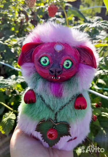 Игрушка авторская. Монстрик - малыш 