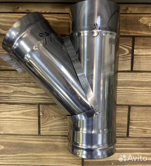 Тройник для дымохода 115 45гр. 0.8 мм