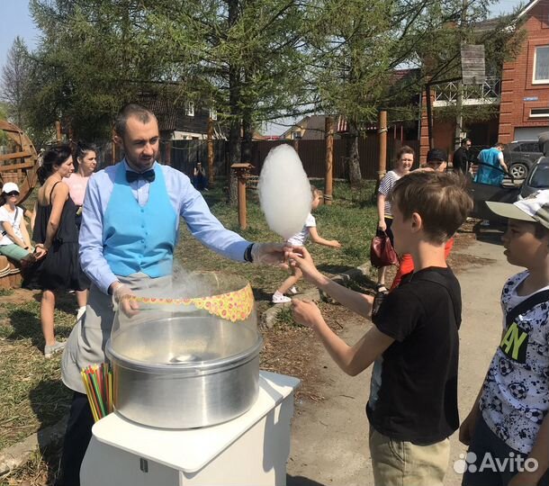 Сладкая вата и попкорн на праздник