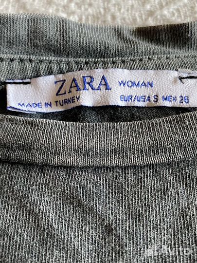 Футболка zara в стиле гранж