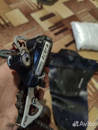 Переключатель shimano acera с цепью