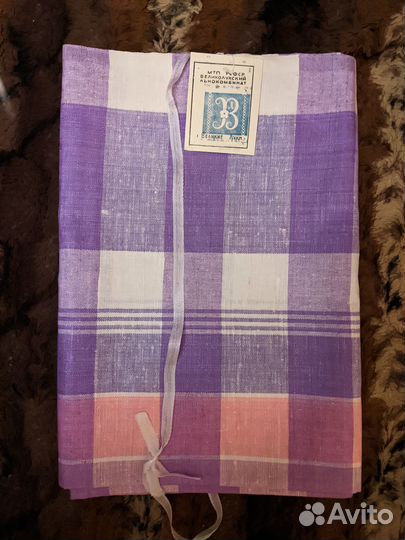 Скатерть льняная новая СССР