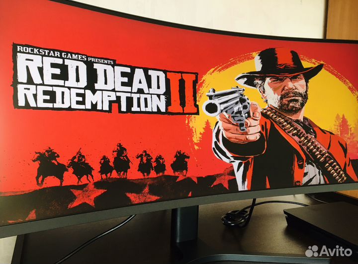 Игровой монитор Xiaomi 34 дюйма 144Гц 2k изогнутый