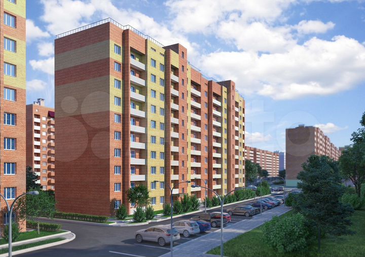 1-к. квартира, 37,1 м², 10/10 эт.