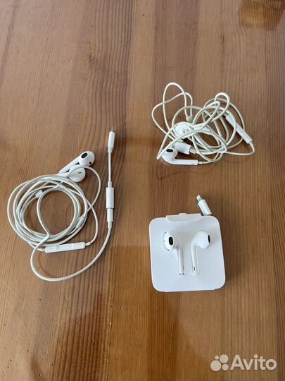 Наушники apple earpods lightning и 3,5мм