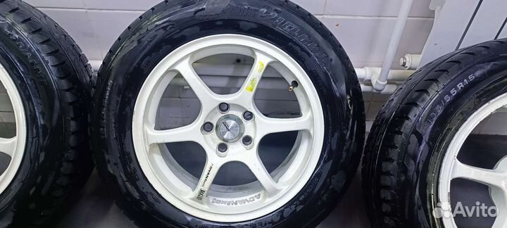 Комплект колес r15 advan racing