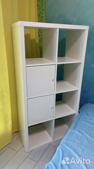 Стеллаж IKEA каллакс 8 ячеек