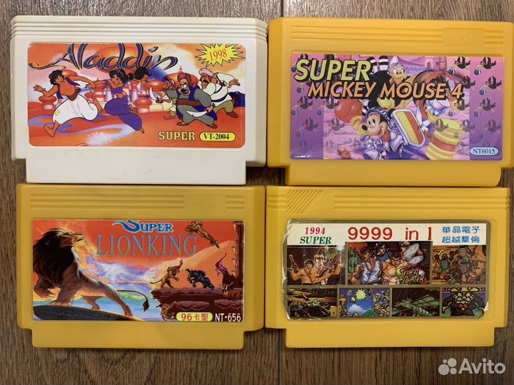 Картриджи Dendy из 90х