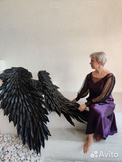 Крылья Ангела чёрные