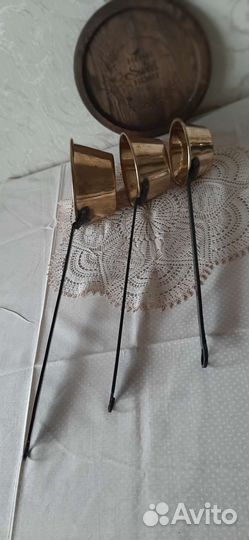 Набор латунных ковшей/ винтаж Германия