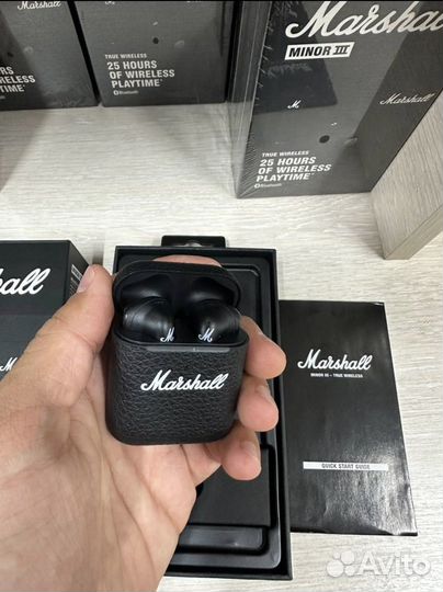 Беспроводные наушники marshall minor