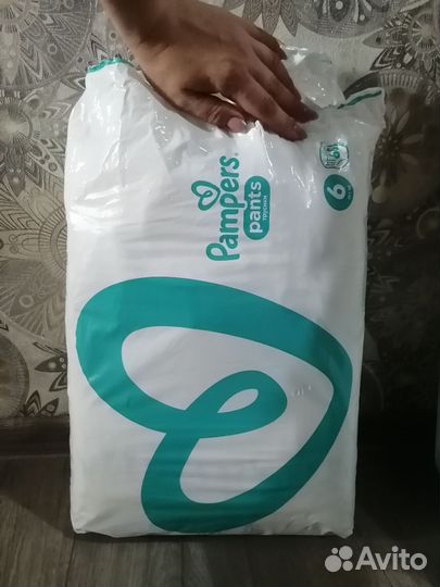 Pampers 6 трусики