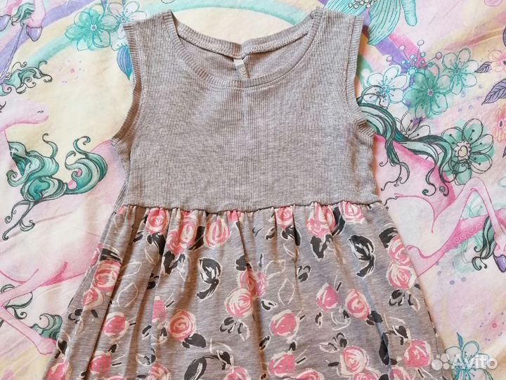 Большой пакет вещей на девочку 116-122 см