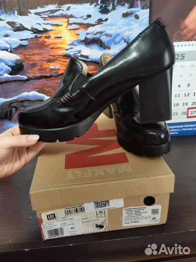 Полуботинки женские 40 размер