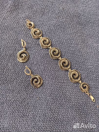 Браслет и серьги