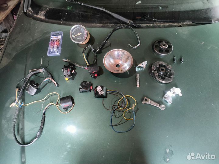 Запчасти на питбайк, скутер, альфа