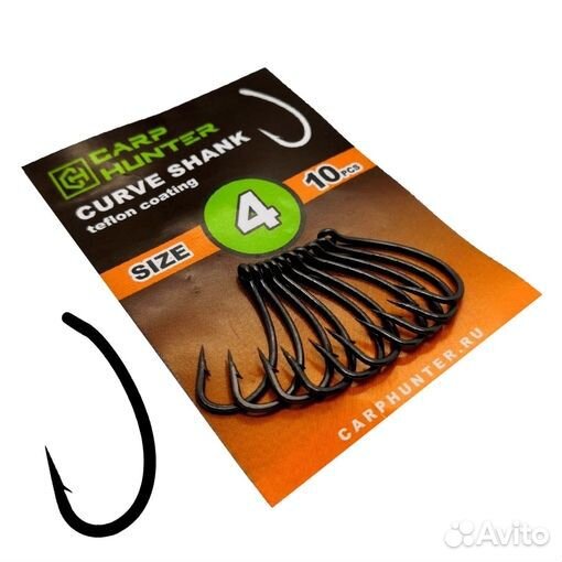 Крючки карповые CarpHunter curve shank