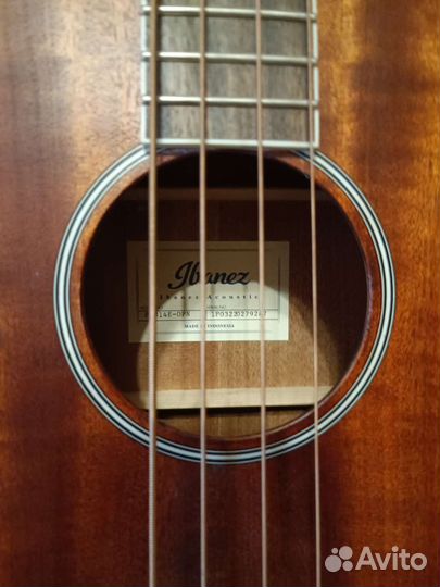 Акустическая бас гитара Ibanez pnb-14e opn