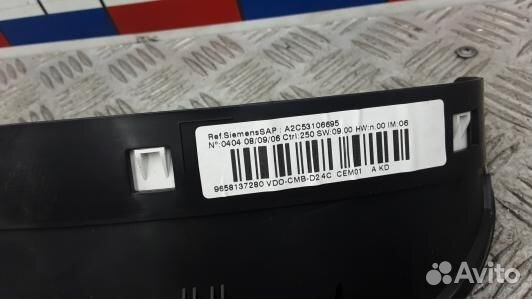 Щиток приборов peugeot 407 (4BL16IT01)