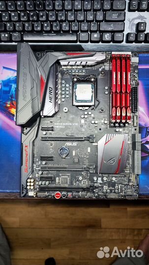 Asus rog maximus viii hero + i7 6700k + 32gb ddr4